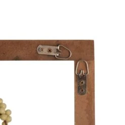 28 In. L Wooden Window Frame With 22 In. D Pumpkin Wreath -The Home Depot Shop glitzhome indoor fall decorations 2005500033 76 1000