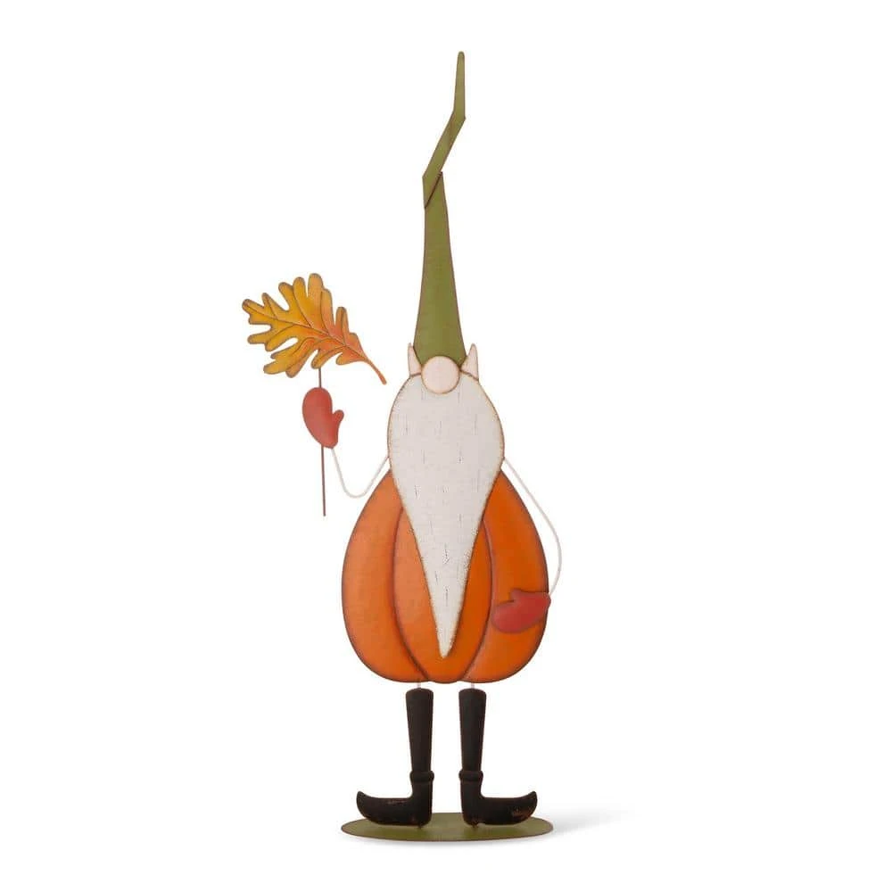 48 In. H Fall Metal Gnome Standing Decor(KD) 2 48 In. H Fall Metal Gnome Standing Decor(KD) - Image 2