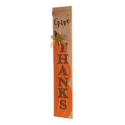 42.00 In. H Thanksgiving Wooden Pumpkin Porch Sign -The Home Depot Shop glitzhome indoor fall decorations 2006100002 fa 1000