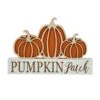 7.75 In. H Fall Wooden Pumpkin Patch Pumpkins Table Sign