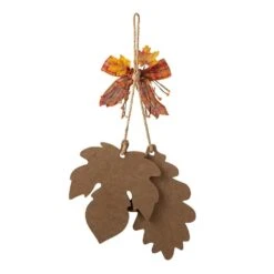 24.5 In. Fall Wooden Christmas Maple Leaves With Bowknot Door Hanger 8 24.5 In. Fall Wooden Christmas Maple Leaves With Bowknot Door Hanger -The Home Depot Shop glitzhome indoor fall decorations 2029800010 66 1000