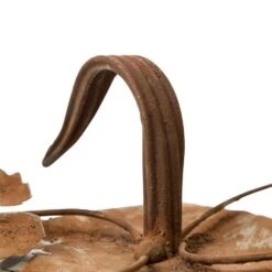 12 In. H Galvanized Metal Round Pumpkin -The Home Depot Shop glitzhome indoor fall decorations gh1214002373 4f 1000