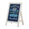 24 In. H Hanukkah Wooden Porch Sign/Standing Decor
