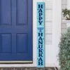 60 In. H Wooden Hanukkah Porch Sign (KD)