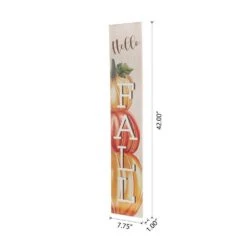42 In. H Fall Wooden Large Porch Sign / Decor -The Home Depot Shop glitzhome outdoor fall decorations 2005600003 44 1000