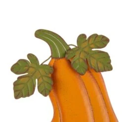 42 In. H 3-in-1 Metal Pumpkin Yard Stake Or Hanging Decor (KD, 2-Function) -The Home Depot Shop glitzhome outdoor fall decorations 2005600010 4f 1000