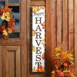 42 In. H Fall Lighted Maple Leaves Wooden Porch Sign 11 42 In. H Fall Lighted Maple Leaves Wooden Porch Sign -The Home Depot Shop glitzhome outdoor fall decorations 2005600014 4f 1000