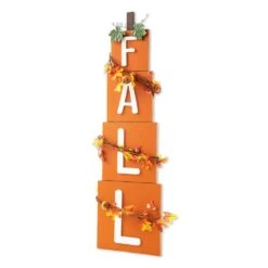 36 In. H Wood FALL Porch Decor -The Home Depot Shop glitzhome outdoor fall decorations 2005600034 76 1000