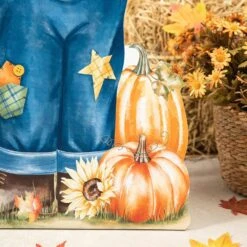 30 In. H Fall Wooden Painted Scarecrow Porch Decor 16 30 In. H Fall Wooden Painted Scarecrow Porch Decor -The Home Depot Shop glitzhome outdoor fall decorations 2005600035 fa 1000