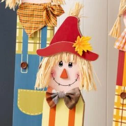 36 In. Fall Wood Sacrecrow Family Porch Decor 2 Function (Set Of 3 Or Single Piece) 12 36 In. Fall Wood Sacrecrow Family Porch Decor 2 Function (Set Of 3 Or Single Piece) -The Home Depot Shop glitzhome outdoor fall decorations 2005600040 4f 1000