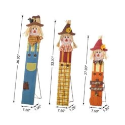 36 In. Fall Wood Sacrecrow Family Porch Decor 2 Function (Set Of 3 Or Single Piece) 11 36 In. Fall Wood Sacrecrow Family Porch Decor 2 Function (Set Of 3 Or Single Piece) -The Home Depot Shop glitzhome outdoor fall decorations 2005600040 c3 1000