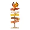 42.75 In. H Thanksgiving Wooden Turkey Word Sign Porch Decor