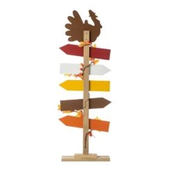 42.75 In. H Thanksgiving Wooden Turkey Word Sign Porch Decor 13 42.75 In. H Thanksgiving Wooden Turkey Word Sign Porch Decor -The Home Depot Shop glitzhome outdoor fall decorations 2006100014 fa 1000