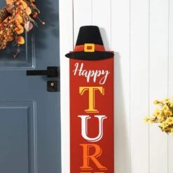 58.5 In. H Thanksgiving Wooden HAPPY TURKEY DAY Porch Sign With Fabric Dangling Legs 11 58.5 In. H Thanksgiving Wooden HAPPY TURKEY DAY Porch Sign With Fabric Dangling Legs -The Home Depot Shop glitzhome outdoor fall decorations 2006100018 4f 1000