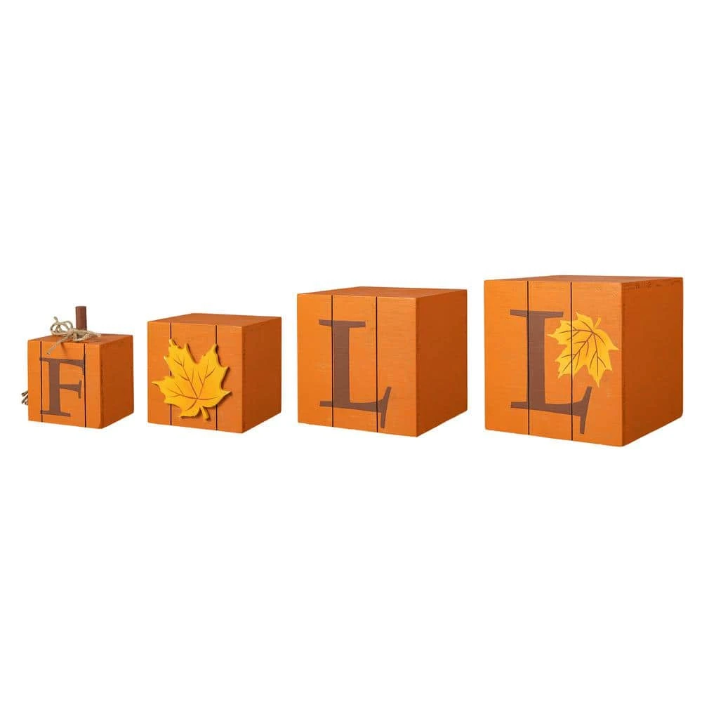 25.5 In. H Halloween And Fall Wood Reversible Boxed Porch Decor 5 25.5 In. H Halloween And Fall Wood Reversible Boxed Porch Decor - Image 5