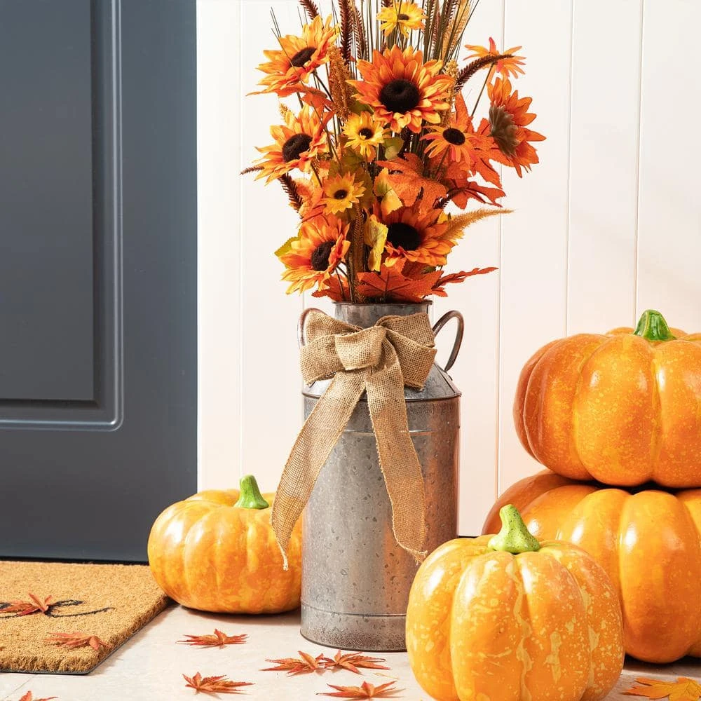 39.75 In. H Fall Sunflower Leaf Potted Tree 1 39.75 In. H Fall Sunflower Leaf Potted Tree