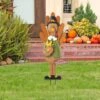 36 In. H Thanksgiving Metal Turkey Yard Stake, Standing Decor Or Hanging Decor (3 Function)