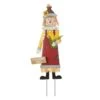 37.25 In. H Metal Scarecrow Yard Stake/Standing/Hanging Sign (Three Function)