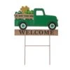24 In. H St. Patrick's Wooden And Metal Truck Yard Stake Or Wall Decor