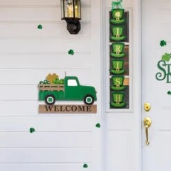 24 In. H St. Patrick's Wooden And Metal Truck Yard Stake Or Wall Decor 9 24 In. H St. Patrick's Wooden And Metal Truck Yard Stake Or Wall Decor -The Home Depot Shop glitzhome seasonal decorations 2003900016 77 1000