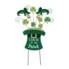 31.5 In. H Wooden St. Patrick's Leprechaun Belt Yard Stake Or Wall Decor