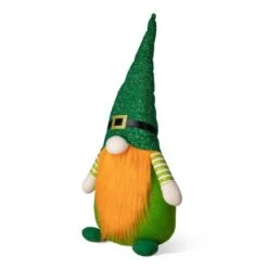 25.5 In. H Fabric St. Patrick's Gnome Standing Decor 10 25.5 In. H Fabric St. Patrick's Gnome Standing Decor -The Home Depot Shop glitzhome seasonal decorations 2003900018 4f 1000