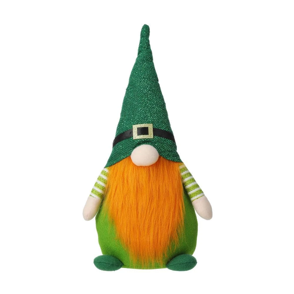 25.5 In. H Fabric St. Patrick's Gnome Standing Decor 1 25.5 In. H Fabric St. Patrick's Gnome Standing Decor
