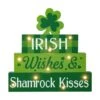 11.5 In. H Lighted St. Patrick's Wooden Block Table Sign