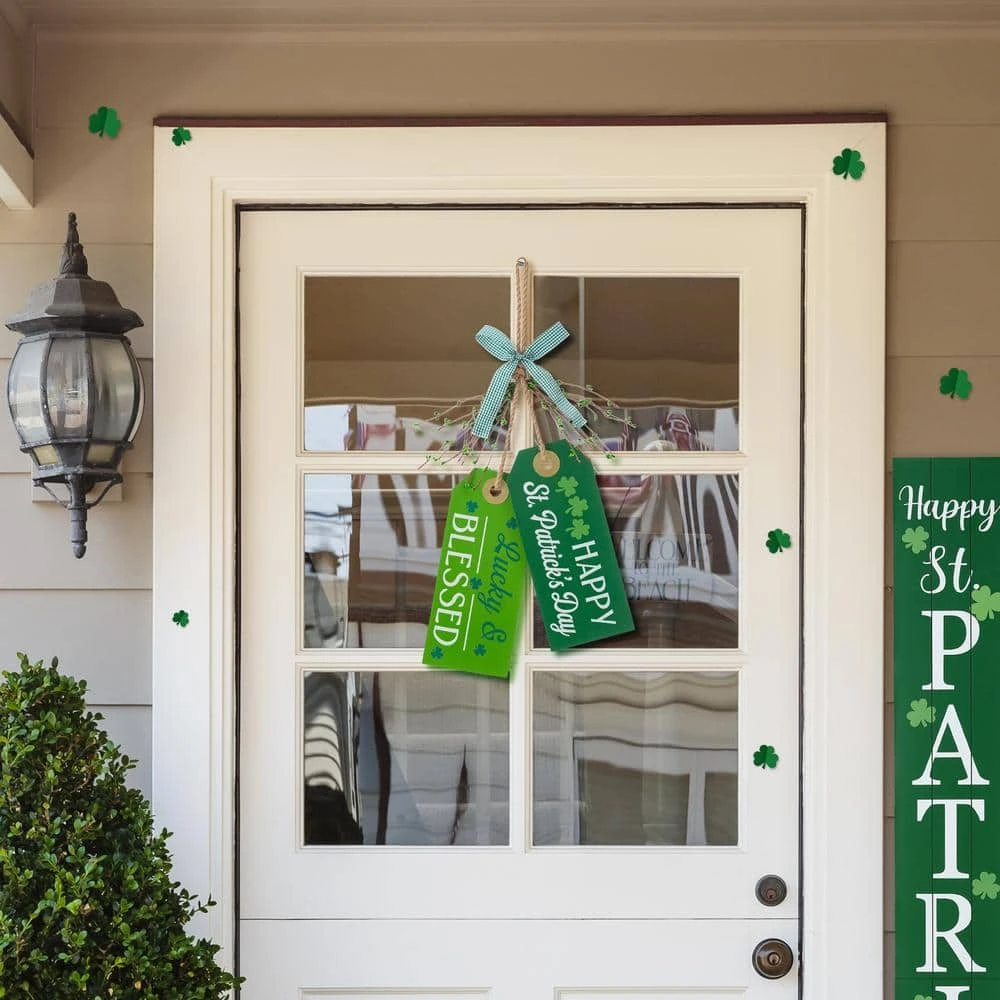 24 In. H St. Patrick's Wooden Doorknob Hanging Decor 2 24 In. H St. Patrick's Wooden Doorknob Hanging Decor - Image 2