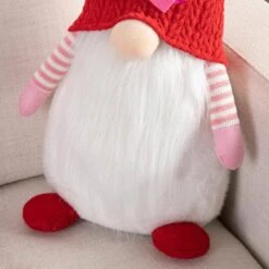 25.5 In. H Fabric Valentine's Gnome Standing Decor 8 25.5 In. H Fabric Valentine's Gnome Standing Decor -The Home Depot Shop glitzhome seasonal decorations 2005000060 1f 1000