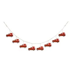 72 In. H Matal Valentine's Truck Garland