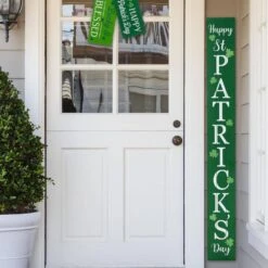 60 In. H Wooden St. Patrick's Porch Sign (KD) 14 60 In. H Wooden St. Patrick's Porch Sign (KD) -The Home Depot Shop glitzhome seasonal decorations 2015600004 1f 1000