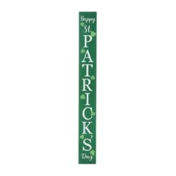 60 In. H Wooden St. Patrick's Porch Sign (KD)