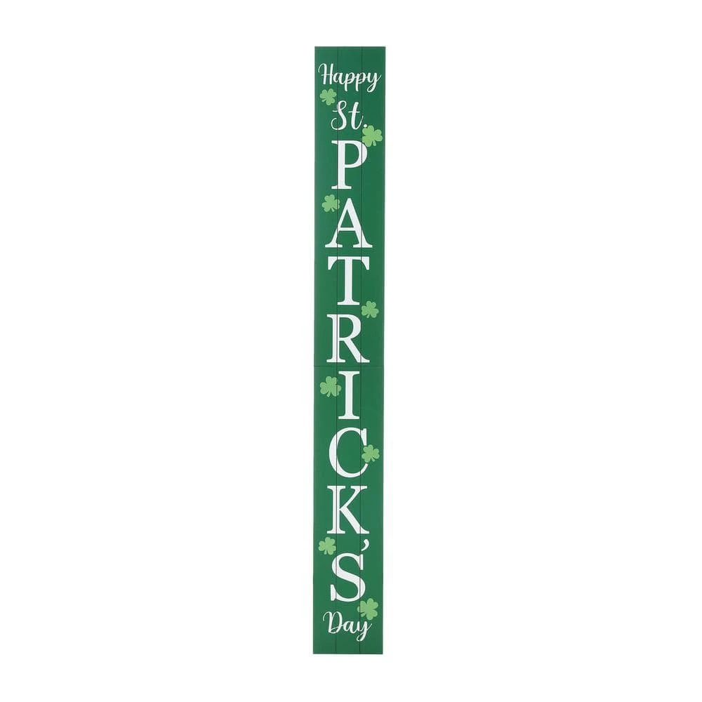60 In. H Wooden St. Patrick's Porch Sign (KD) 1 60 In. H Wooden St. Patrick's Porch Sign (KD)