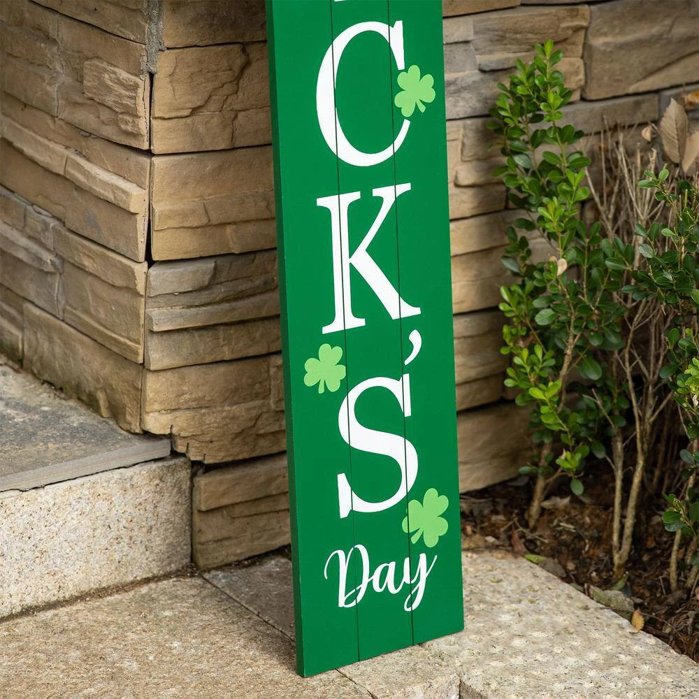 60 In. H Wooden St. Patrick's Porch Sign (KD) 9 60 In. H Wooden St. Patrick's Porch Sign (KD) - Image 9