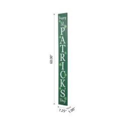 60 In. H Wooden St. Patrick's Porch Sign (KD) 12 60 In. H Wooden St. Patrick's Porch Sign (KD) -The Home Depot Shop glitzhome seasonal decorations 2015600004 c3 1000