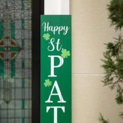 60 In. H Wooden St. Patrick's Porch Sign (KD) 16 60 In. H Wooden St. Patrick's Porch Sign (KD) -The Home Depot Shop glitzhome seasonal decorations 2015600004 fa 1000