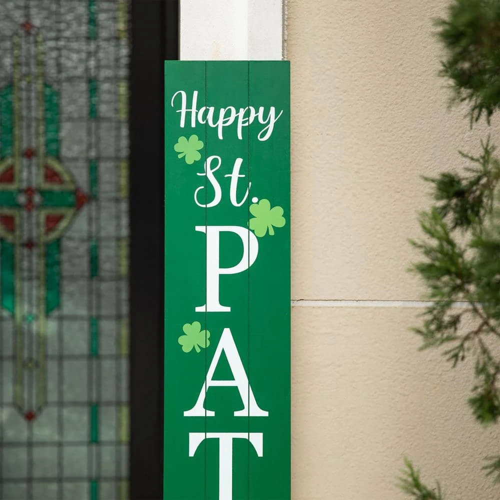 60 In. H Wooden St. Patrick's Porch Sign (KD) 8 60 In. H Wooden St. Patrick's Porch Sign (KD) - Image 8