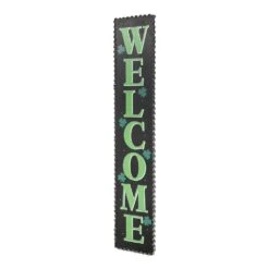 42 In. H Lighted St. Patrick's Wooden WELCOME Porch Sign -The Home Depot Shop glitzhome seasonal decorations 2015600005 4f 1000