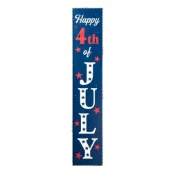 42.5 In. H Lighted Wooden Happy July 4th Porch Sign 9 42.5 In. H Lighted Wooden Happy July 4th Porch Sign -The Home Depot Shop glitzhome seasonal decorations 2015600007 4f 1000