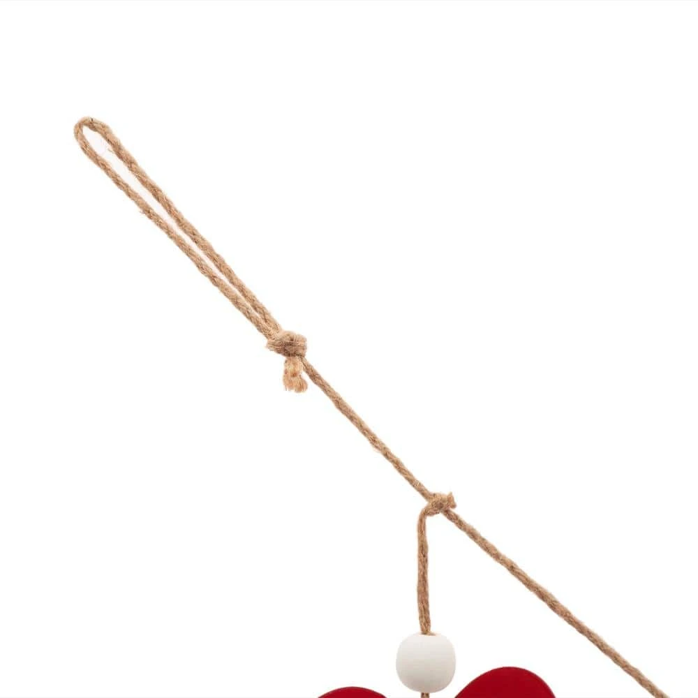 72 In. Wooden/Metal Valentine's Heart Garland 5 72 In. Wooden/Metal Valentine's Heart Garland - Image 5