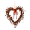 17 In. H Lighted Valentine's Berry Heart Wreath