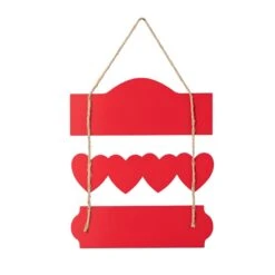 13.50 In. H Valentine's Wooden LOVE Word Sign Door Hanger -The Home Depot Shop glitzhome seasonal decorations 2019400025 66 1000