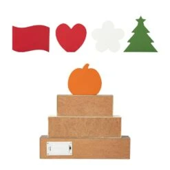 12.75 In. H Lighted Wooden Block Word Sign, W/5 Changeable Top Decors (Spring/Valentine/Patriotic/Fall/Christmas) 9 12.75 In. H Lighted Wooden Block Word Sign, W/5 Changeable Top Decors (Spring/Valentine/Patriotic/Fall/Christmas) -The Home Depot Shop glitzhome seasonal decorations 2027200009 1f 1000