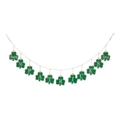 72 In. Metal Shamrocks Garland