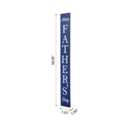 60 In. H Wooden Father's Day Porch Sign (KD) -The Home Depot Shop glitzhome seasonal decorations 2031600001 c3 1000