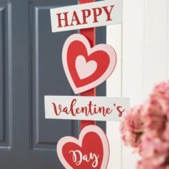 35.75 In.H Valentine's Wooden Heart And Love House Porch Decor(KD) 13 35.75 In.H Valentine's Wooden Heart And Love House Porch Decor(KD) -The Home Depot Shop glitzhome seasonal decorations 2032000002 31 1000
