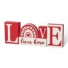 4.25 In. H Valentine's Wooden LOVE Table Decor