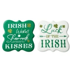 6.00 In. H St. Patrick's Wooden Table Decor (Set Of 2) 12 6.00 In. H St. Patrick's Wooden Table Decor (Set Of 2) -The Home Depot Shop glitzhome seasonal decorations 2032800007 c3 1000