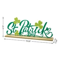 6.75 In. H St. Patrick's Metal Table Decor 14 6.75 In. H St. Patrick's Metal Table Decor -The Home Depot Shop glitzhome seasonal decorations 2032800008 4f 1000